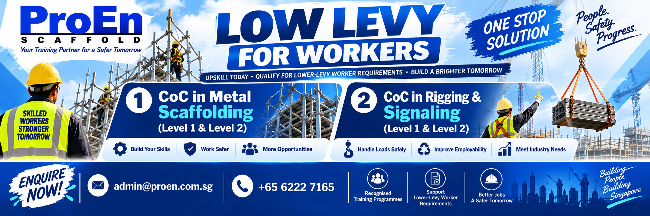 ProEn Scaffolding Training Banner